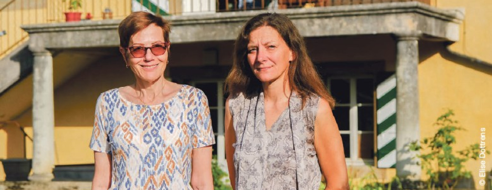 La pasteure Chantal Rapin (à gauche) et la diacre Christel Matthey préparent leur premier festival. / ©Elise Dottrens