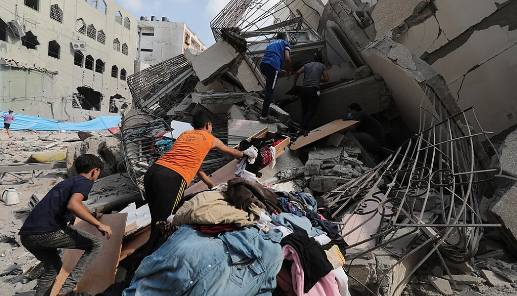 La Bande de Gaza, octobre 2023 La Bande de Gaza, octobre 2023 / ©Palestinian News & Information Agency (Wafa), APAimages, CC BY-SA 3.0 Wikimedia Commons