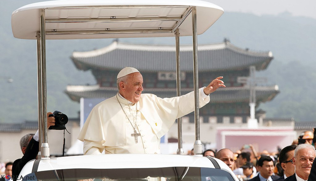 le pape François en 2014 le pape François en 2014 / ©Korea.net / Korean Culture and Information Service, CC BY-SA 2.0 Wikimedia Commons