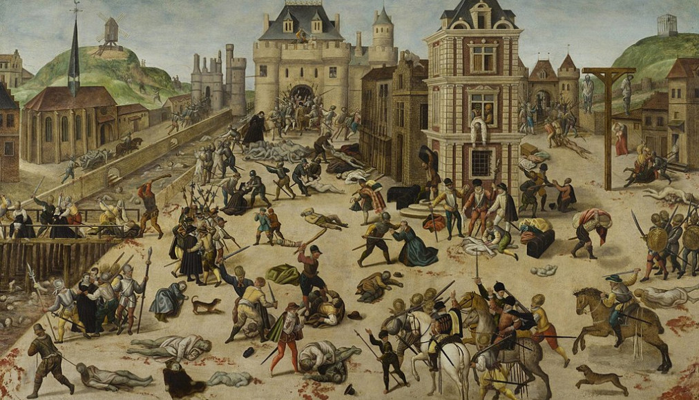 Le Massacre de la Saint-Barthélemy, peinture de François Dubois (fin XVIe siècle) / ©Musée cantonal des beaux-arts de Lausanne, Domaine public, Wikimedia Commons