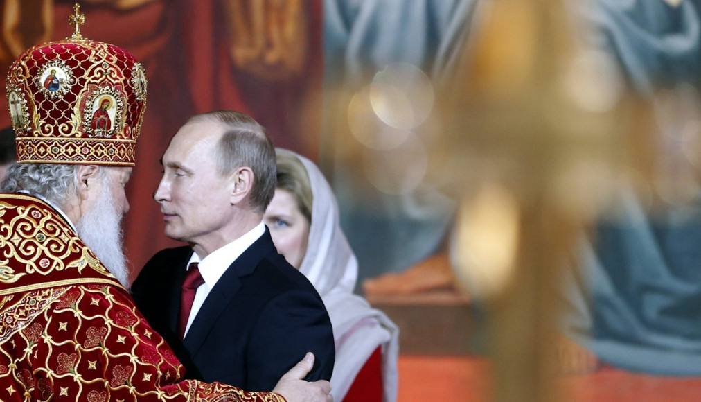 Le patriarche Kirill de Moscou partage beaucoup avec Vladimir Poutine... Le patriarche Kirill de Moscou partage beaucoup avec Vladimir Poutine... / Keystone/EPA/Maxim Shipenkov