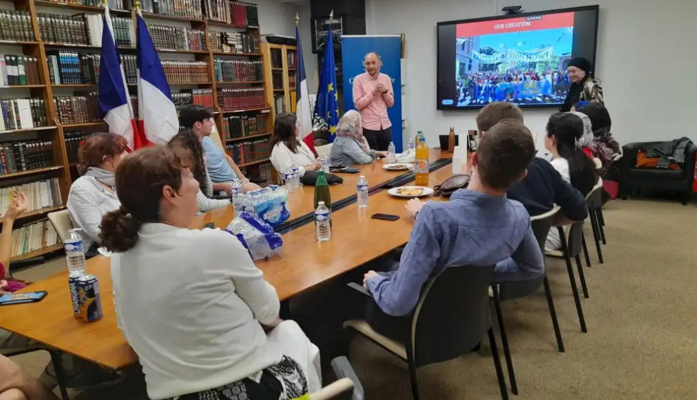 Visite de la grande mosquée de Strasbourg, lors de la Summer School 2025 d’ABC-Climont. Visite de la grande mosquée de Strasbourg, lors de la Summer School 2025 d’ABC-Climont. / ©ABC-Climont
