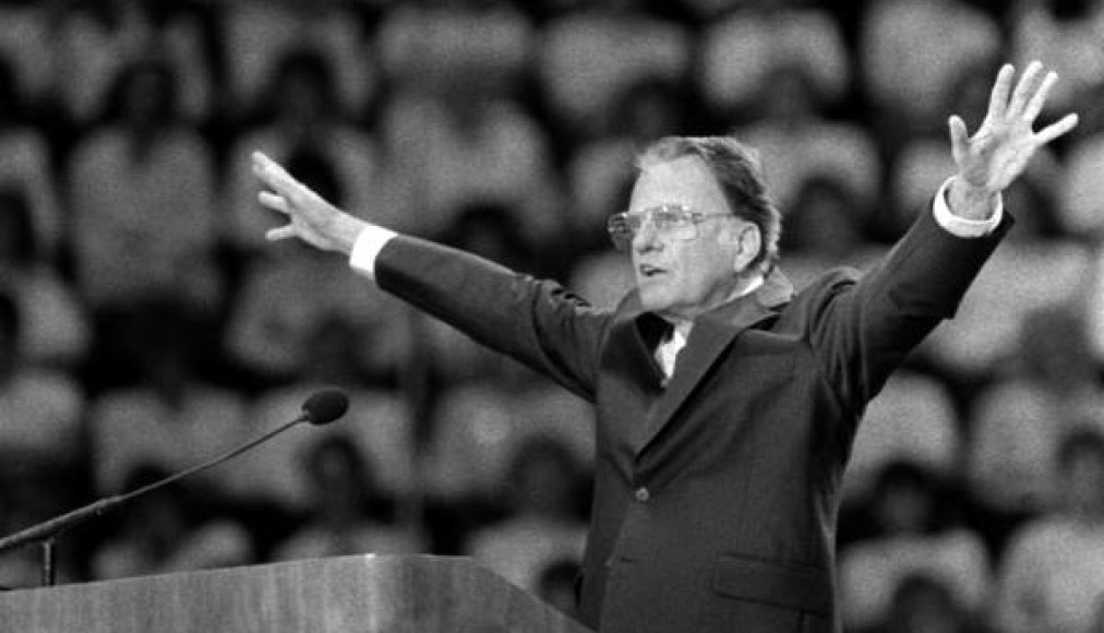Billy Graham en 1986 Billy Graham en 1986 / ©Foley, Mark T., 1943-, Public domain, Wikimedia Commons