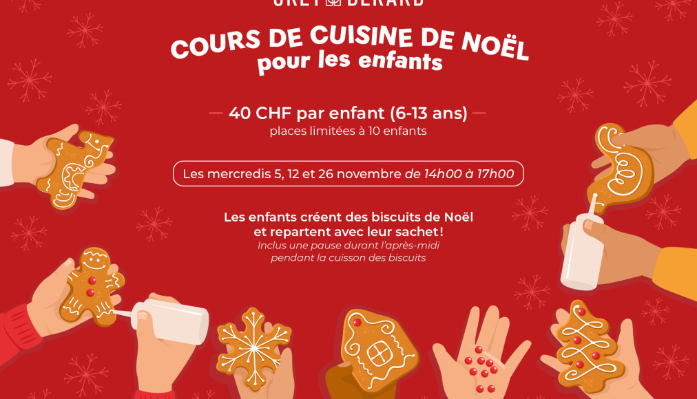 Crêt-Bérard / Cours de cuisine pour les enfants