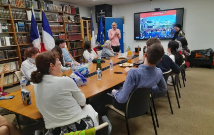 Visite de la grande mosquée de Strasbourg, lors de la Summer School 2025 d’ABC-Climont. Visite de la grande mosquée de Strasbourg, lors de la Summer School 2025 d’ABC-Climont. / ©ABC-Climont